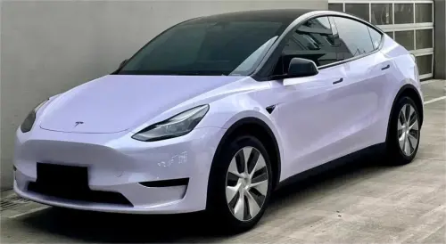 Gloss Voilet Light Purple Car Vinyl Wrap PET review 