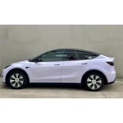 Gloss Light Purple Car Vinyl Wrap review Timely 03