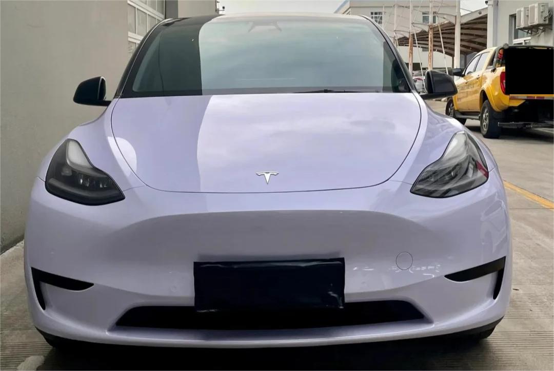 Gloss Voilet Light Purple Car Vinyl Wrap PET review Timely 04