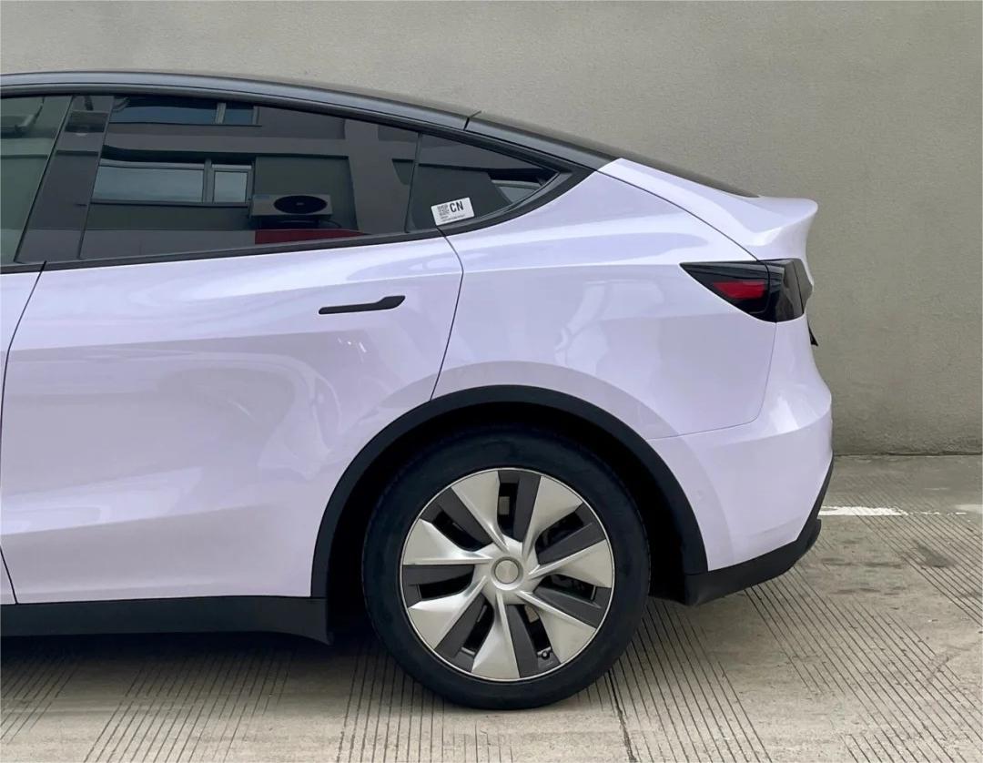 Gloss Voilet Light Purple Car Vinyl Wrap PET review Timely 03