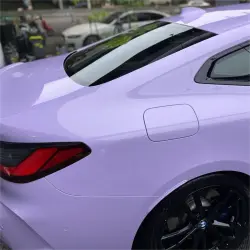 Gloss Light Purple Car Vinyl Wrap review Series 04