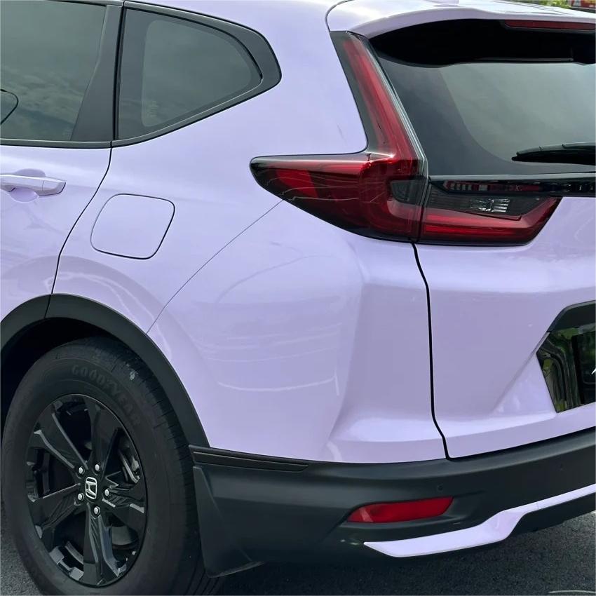 Gloss Voilet Light Purple Car Vinyl Wrap PET review Light 02