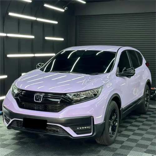 Gloss Voilet Light Purple Car Vinyl Wrap PET review 