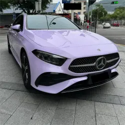 Gloss Light Purple Car Vinyl Wrap review Friends 04