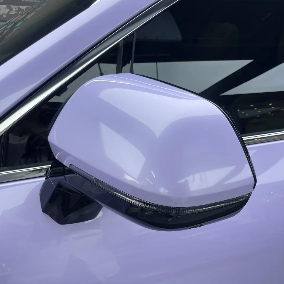 Gloss Voilet Light Purple Car Vinyl Wrap PET review Manner 02
