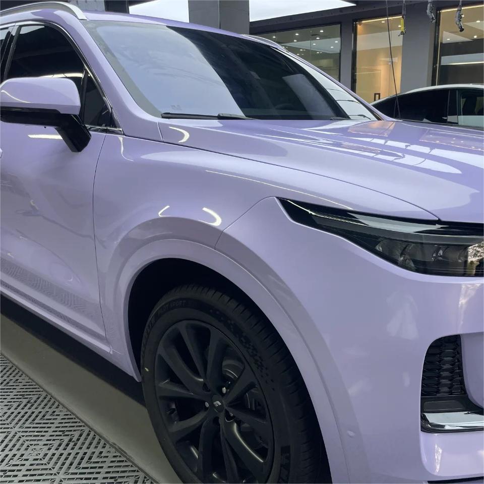 Gloss Voilet Light Purple Car Vinyl Wrap PET review Manner 00