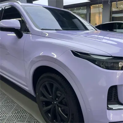 Gloss Light Purple Car Vinyl Wrap review Manner 01