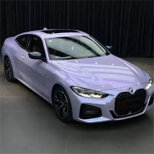 Gloss Voilet Light Purple Car Vinyl Wrap PET review 