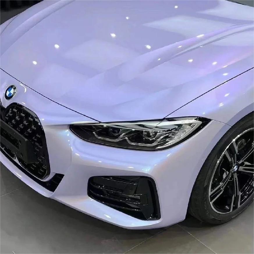 Gloss Voilet Light Purple Car Vinyl Wrap PET review Purple 02
