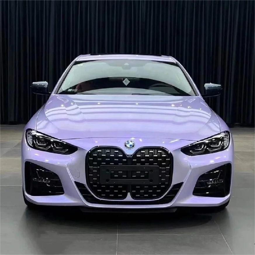 Gloss Voilet Light Purple Car Vinyl Wrap PET review Purple 01