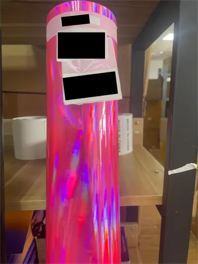 Gloss Pink Holographic Chrome Laser Car Vinyl Wrap Coupe BMW review Chrome