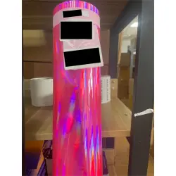 Gloss Pink Holographic Chrome Laser Car Vinyl Wrap Coupe BMW review Chrome