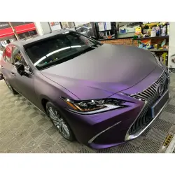 Ultra Matte Metallic Dark Purple Car Vinyl Wrap review John 01