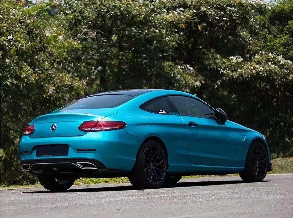 Gloss Metallic Atomic Teal Car Vinyl Wrap review Pretty 01