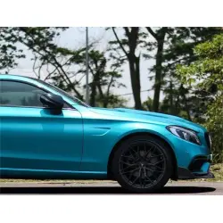 Gloss Metallic Atomic Teal Car Vinyl Wrap review Pretty 04