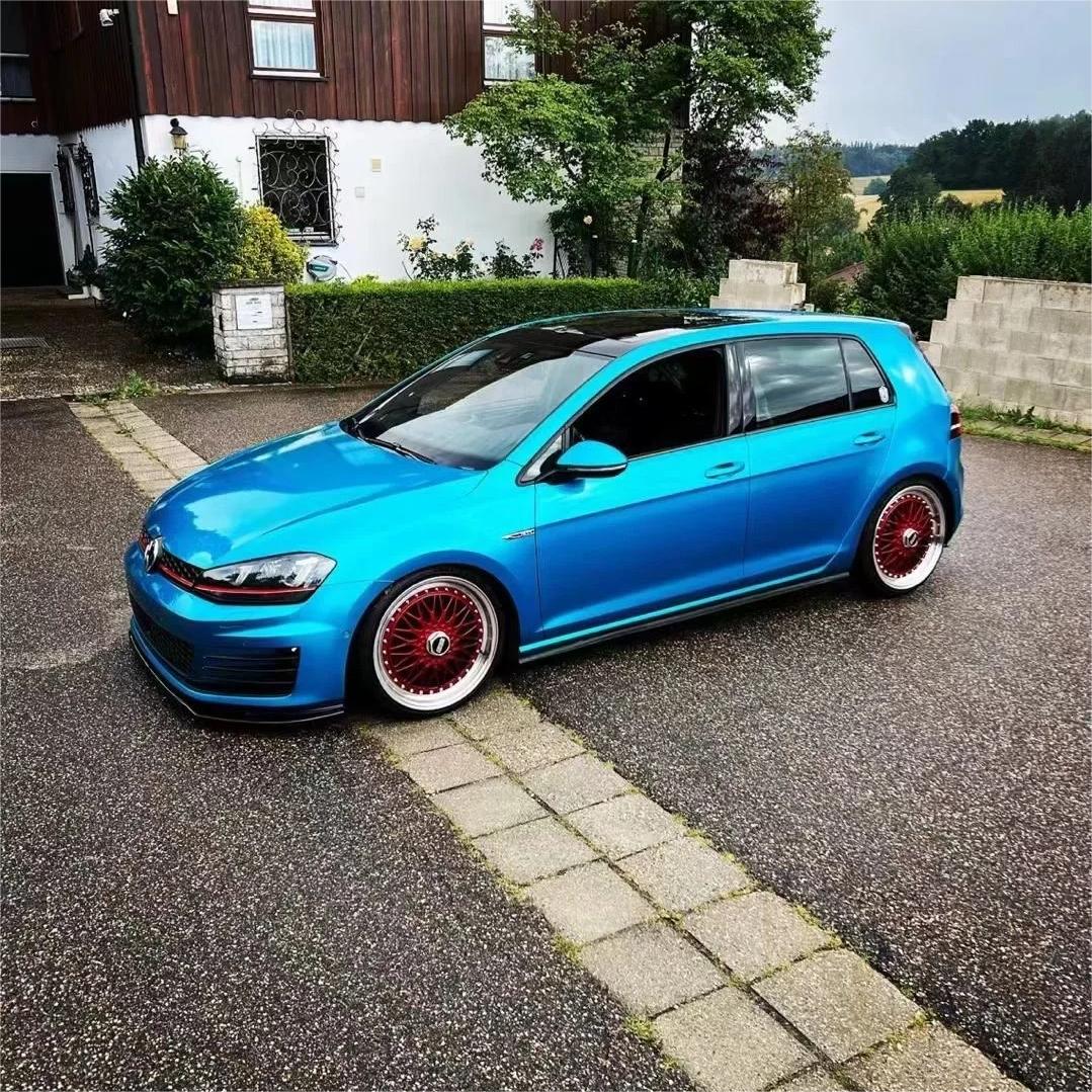 Gloss Metallic Atomic Teal Car Vinyl Wrap review Again 01