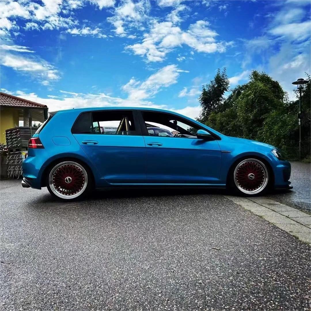 Gloss Metallic Atomic Teal Car Vinyl Wrap review Again 02