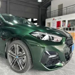 Glossy Paint Metalic Midnight Green Car Vinyl Wrap  review Green 01