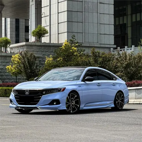 Gloss Macaron Baby Blue Car Vinyl Wrap PET review 