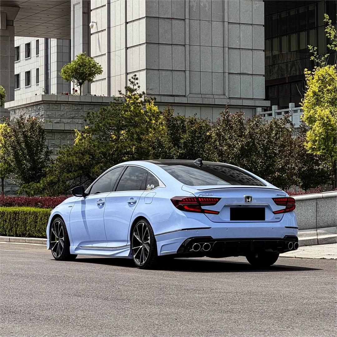 Gloss Macaron Baby Blue Car Vinyl Wrap PET review Sunlight 01