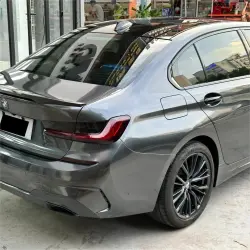 Gloss Metallic Charcoal Grey Car Vinyl Wrap PET review Prevent 04
