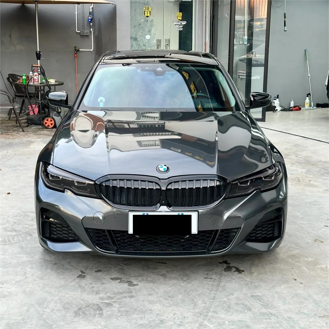 Gloss Metallic Charcoal Grey Car Vinyl Wrap PET review Prevent 01