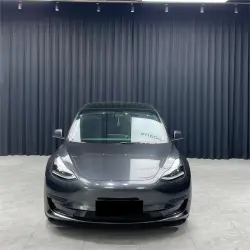 Gloss Metallic Charcoal Grey Car Vinyl Wrap PET review Rapid 02