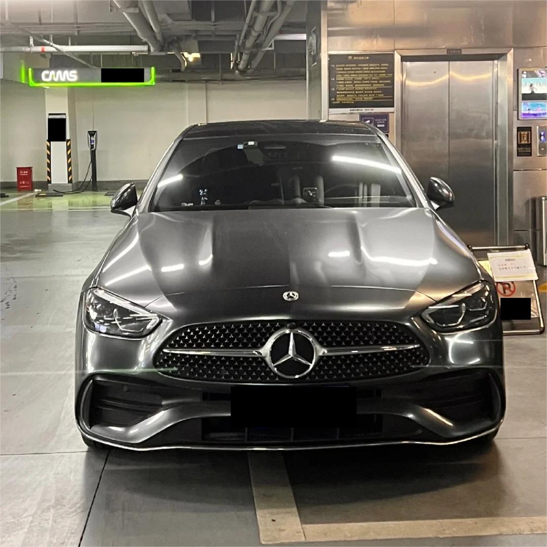 Gloss Metallic Charcoal Grey Car Vinyl Wrap PET review Placed 00