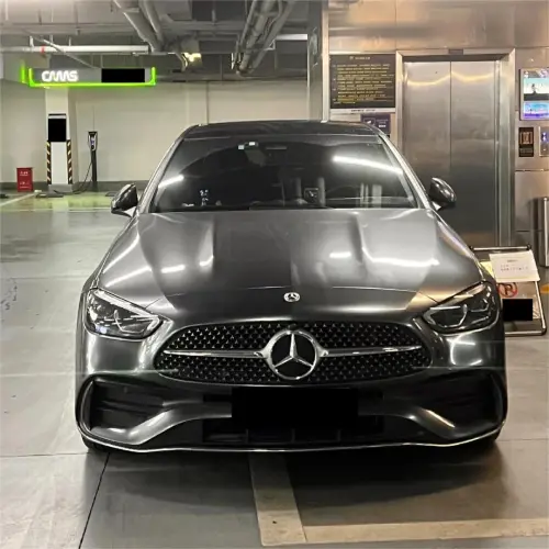 Gloss Metallic Charcoal Grey Car Vinyl Wrap PET review 