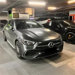 Gloss Metallic Charcoal Grey Car Vinyl Wrap PET review Placed 02