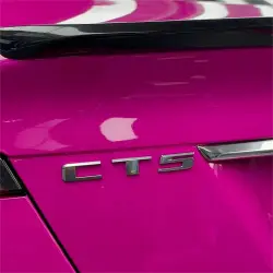 Gloss Crystal Rose Red Car Vinyl Wrap PET review Application 04
