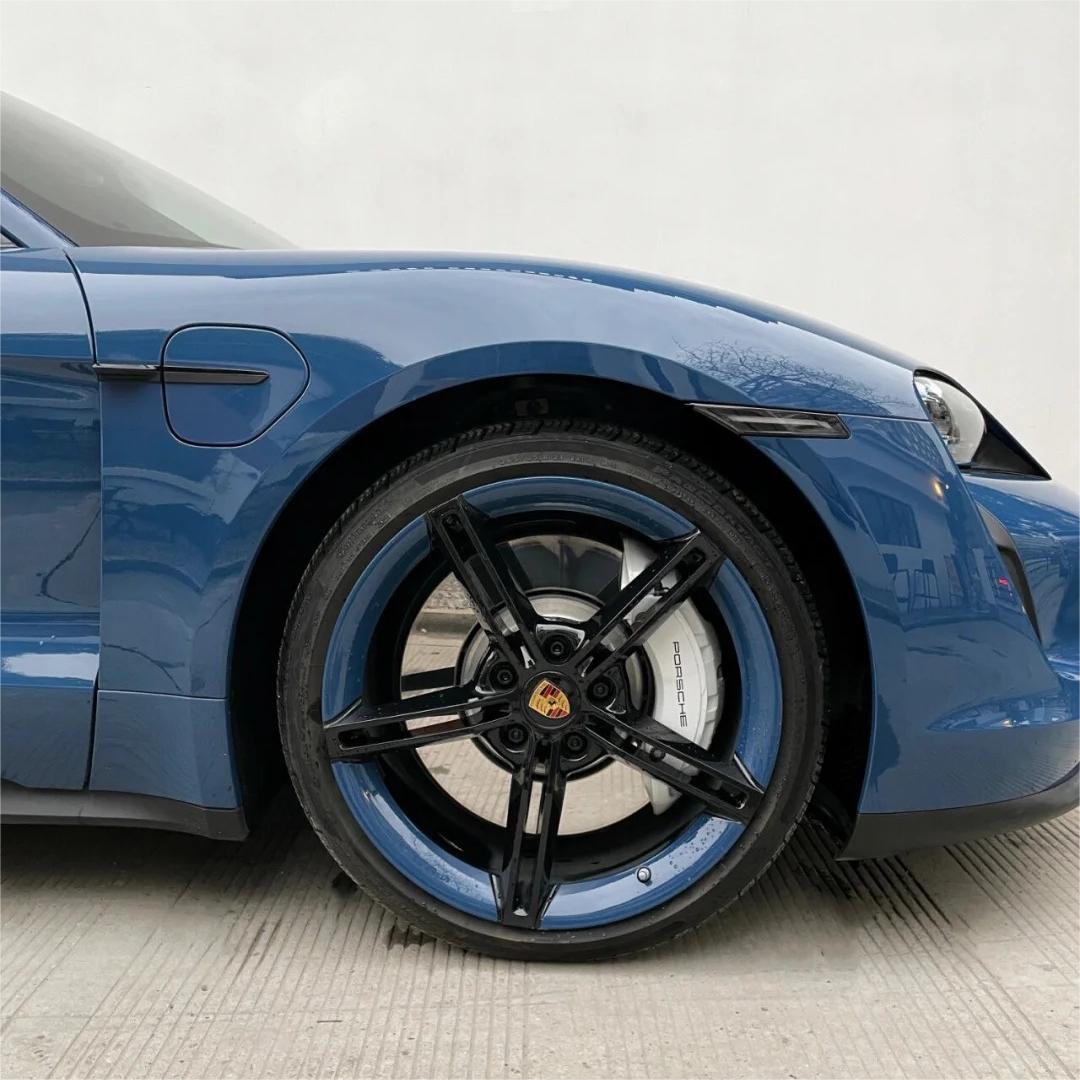 Gloss Neptuen Blue Car Vinyl Wrap PET  review Original 05