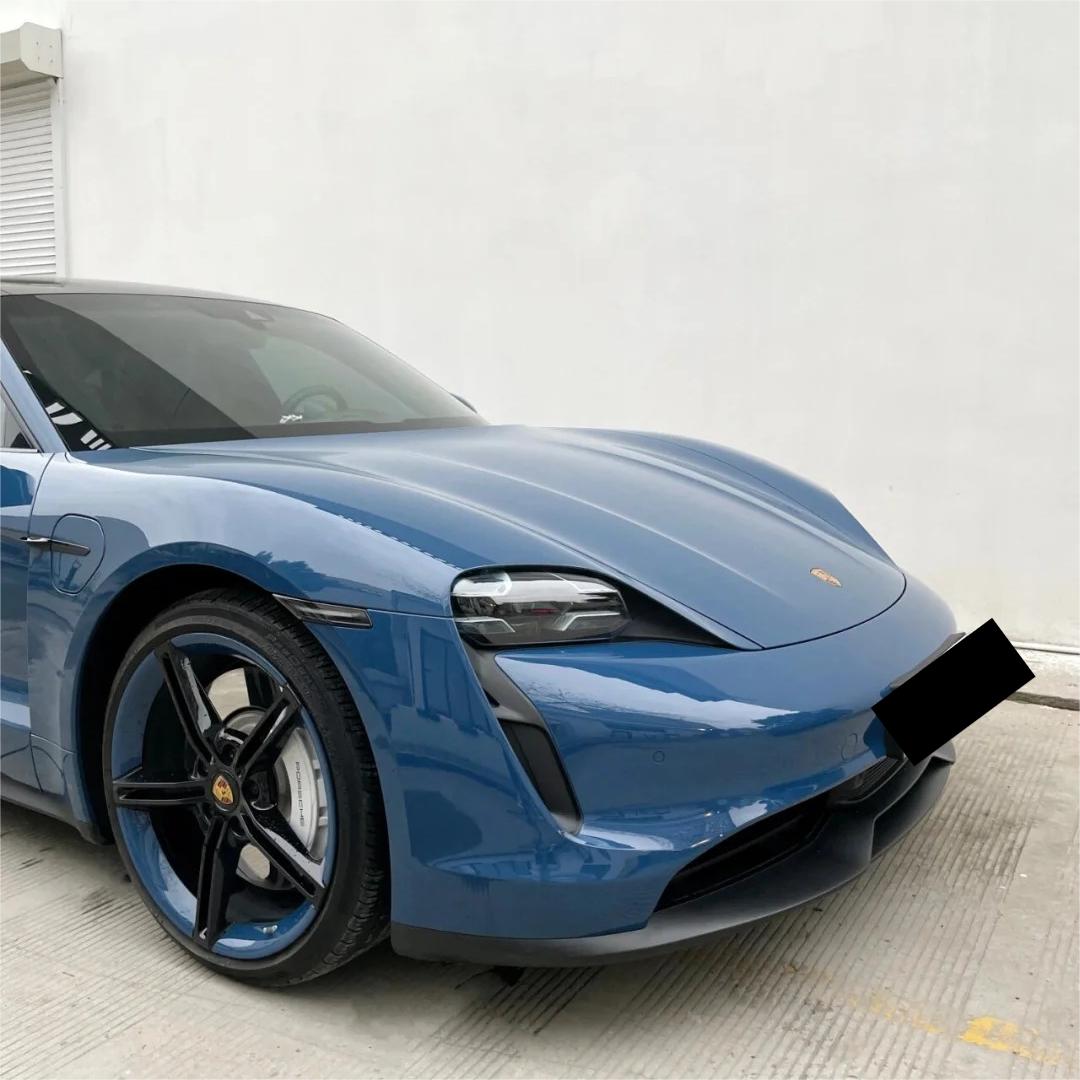 Gloss Neptuen Blue Car Vinyl Wrap PET  review Original 06