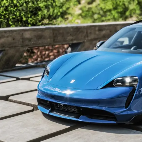 Gloss Neptuen Blue Car Vinyl Wrap PET  review 