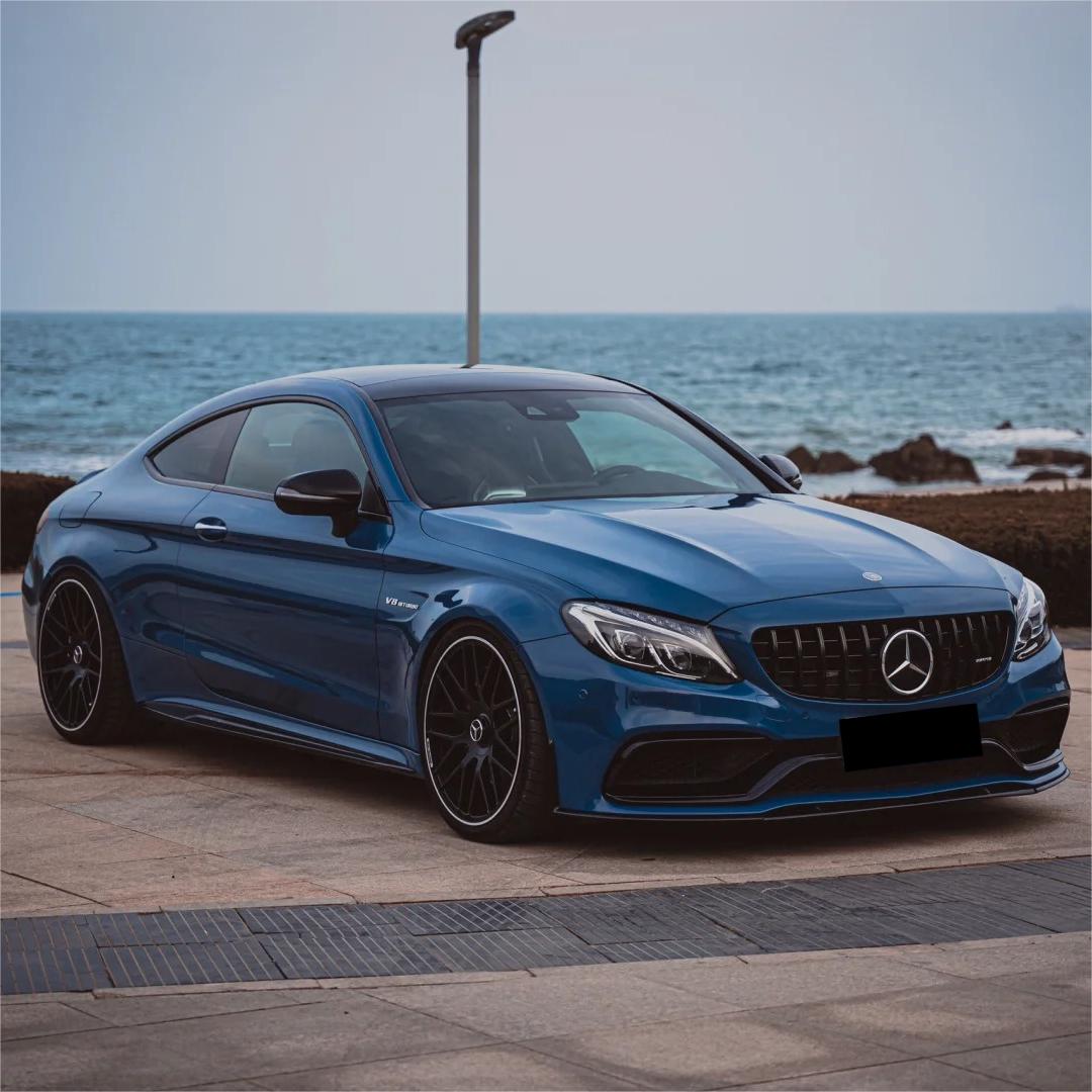 Gloss Neptuen Blue Car Vinyl Wrap PET  review Layer 01