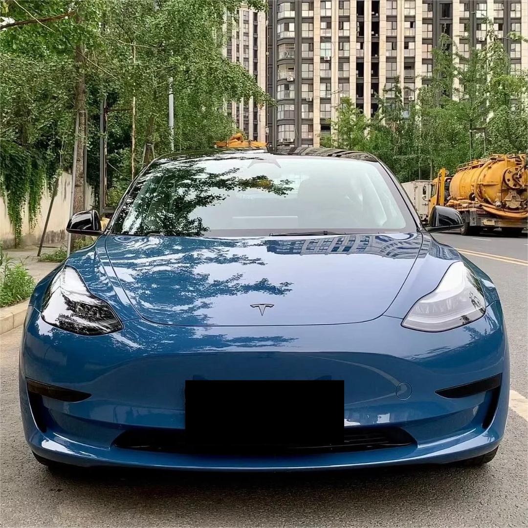 Gloss Neptuen Blue Car Vinyl Wrap PET  review Firstly 00