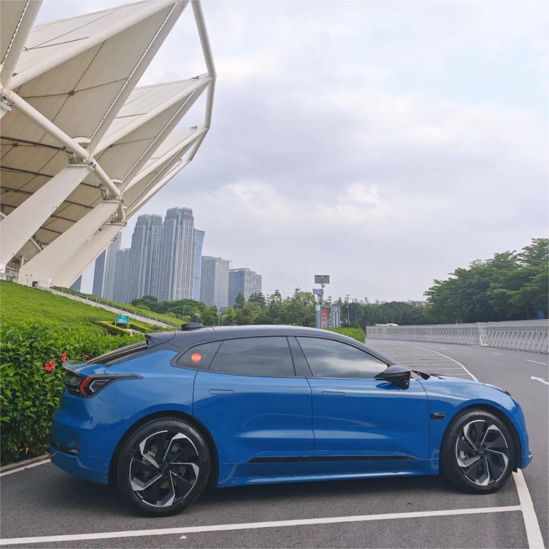 Gloss Neptuen Blue Car Vinyl Wrap PET  review Their 02