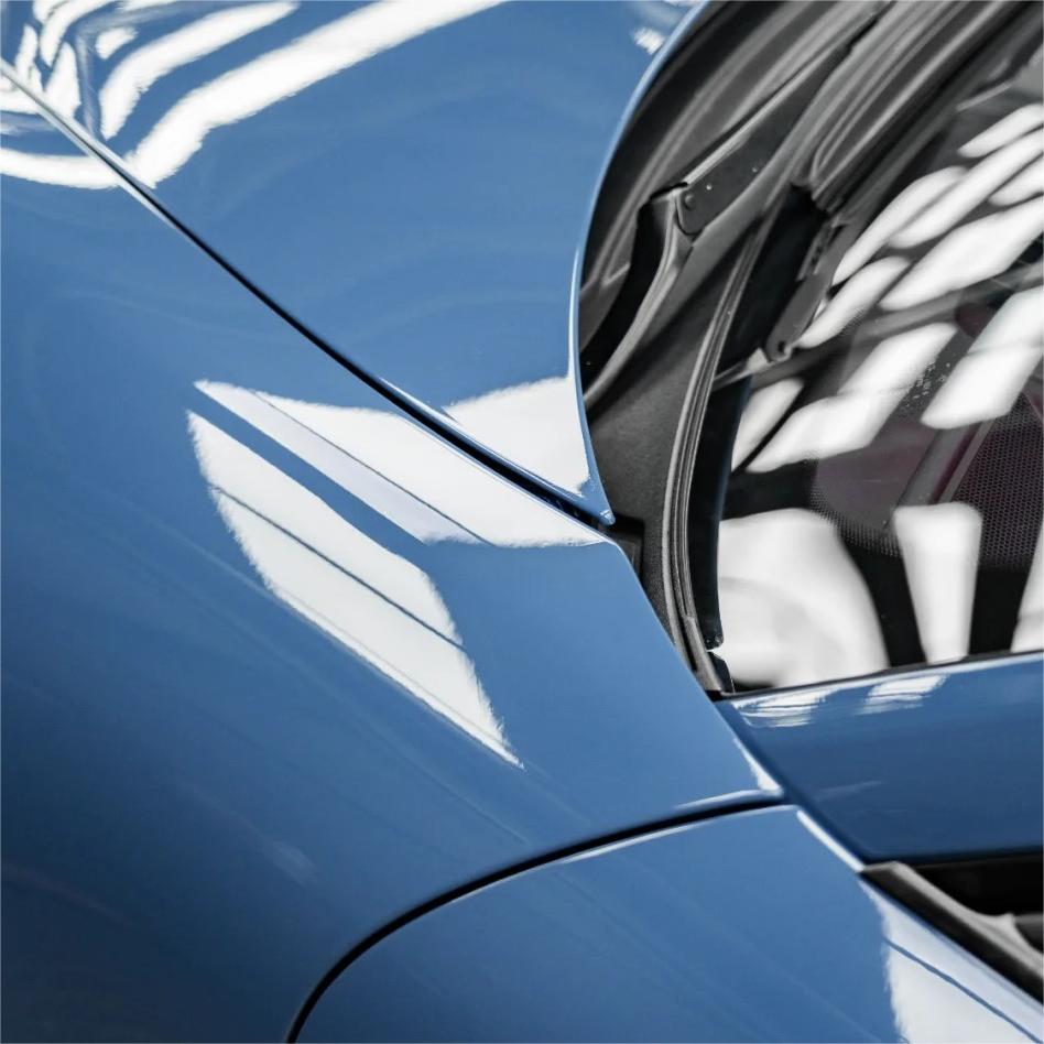 Gloss Neptuen Blue Car Vinyl Wrap PET  review Amazing 02