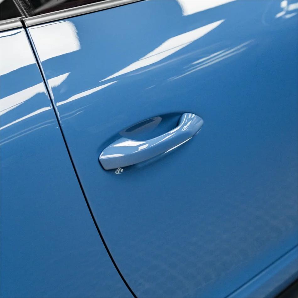 Gloss Neptuen Blue Car Vinyl Wrap PET  review Amazing 04