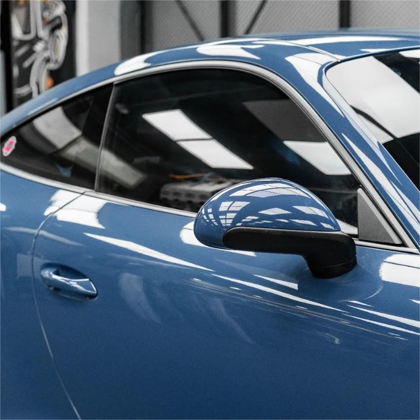 Gloss Neptuen Blue Car Vinyl Wrap PET  review Amazing 05