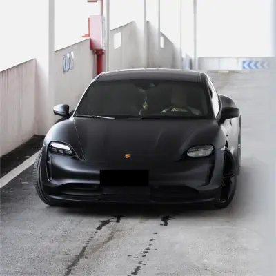 Matte Deep Black Car Vinyl Wrap  review Matte 01