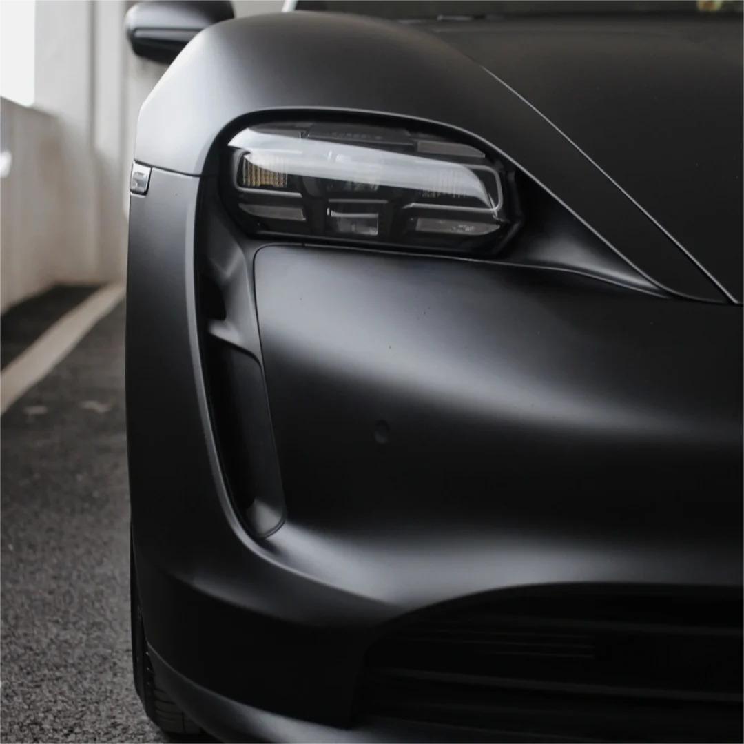 Matte Ultimate Flat Deep Black Car Vinyl Wrap review Matte 03