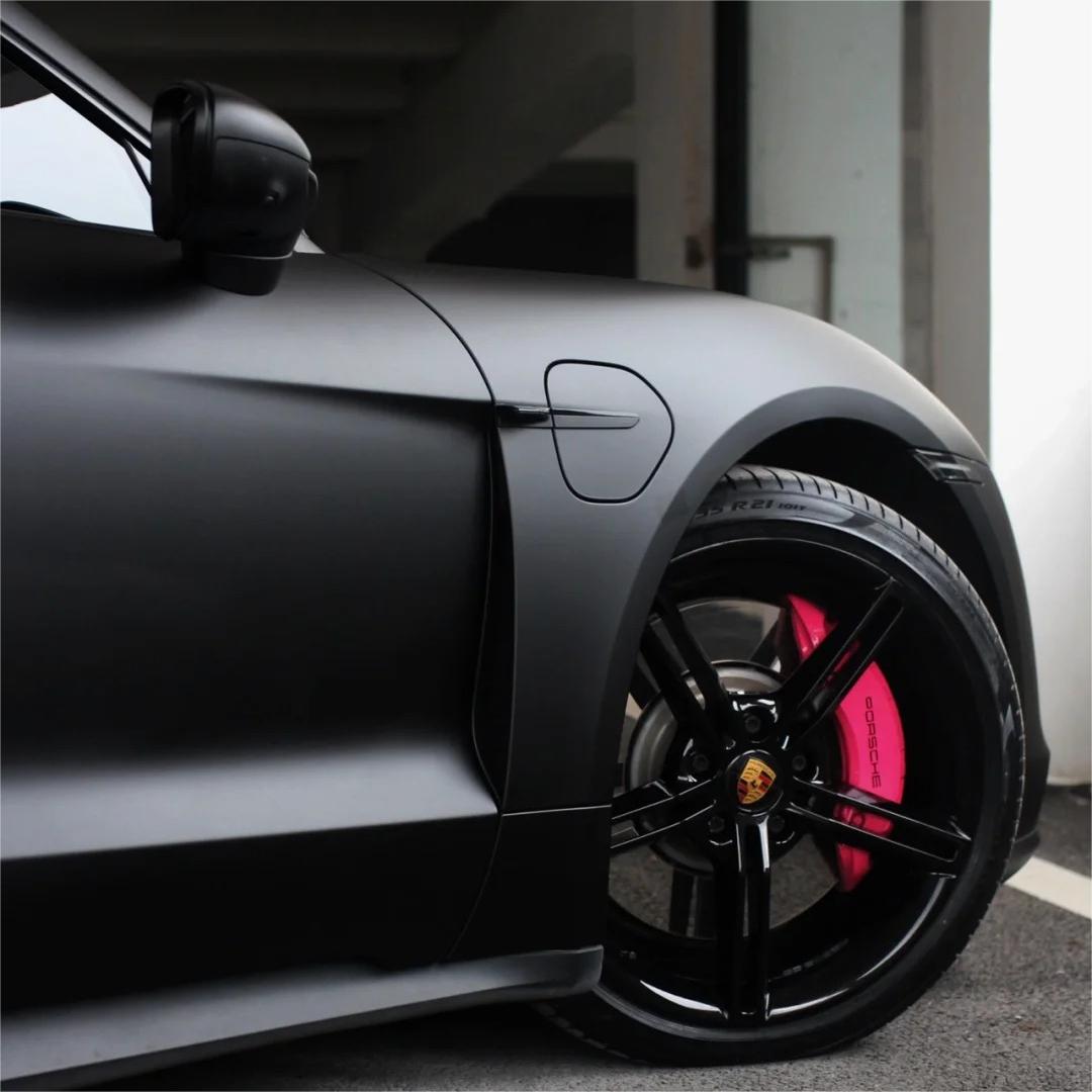 Matte Ultimate Flat Deep Black Car Vinyl Wrap review Matte 02