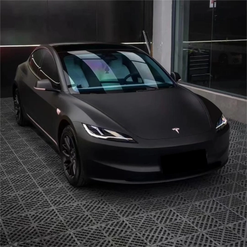 Matte Ultimate Flat Deep Black Car Vinyl Wrap reviewed by