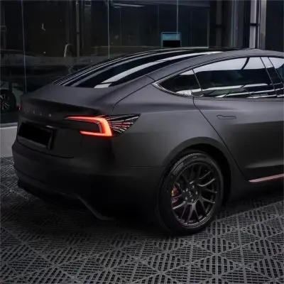 Matte Deep Black Car Vinyl Wrap  review Simply 04