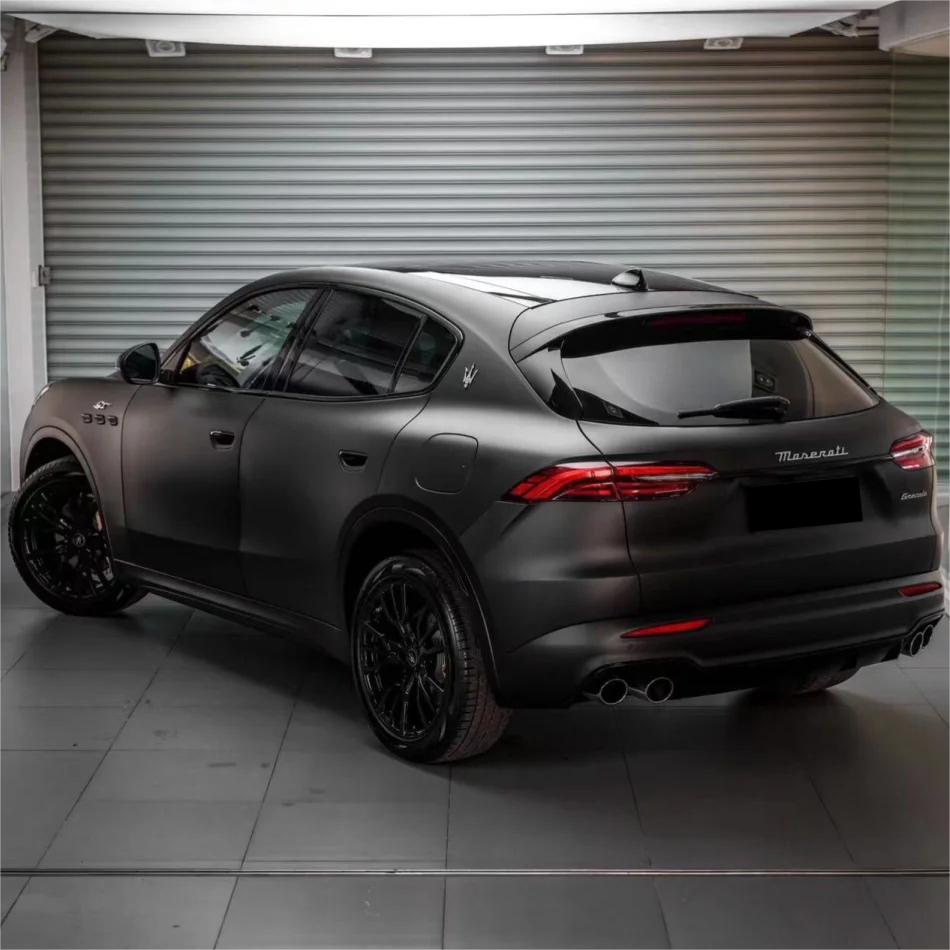 Matte Ultimate Flat Deep Black Car Vinyl Wrap review Shown 01