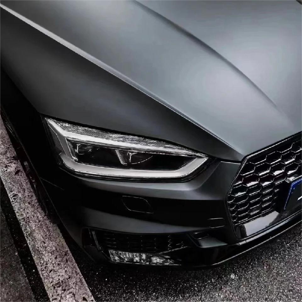 Matte Ultimate Flat Deep Black Car Vinyl Wrap review Skills 01