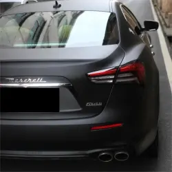 Matte Deep Black Car Vinyl Wrap  review Photos 03