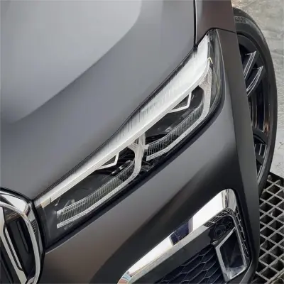 Matte Deep Black Car Vinyl Wrap  review Deepest 02