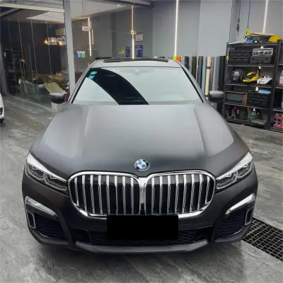 Matte Deep Black Car Vinyl Wrap  review Deepest 01